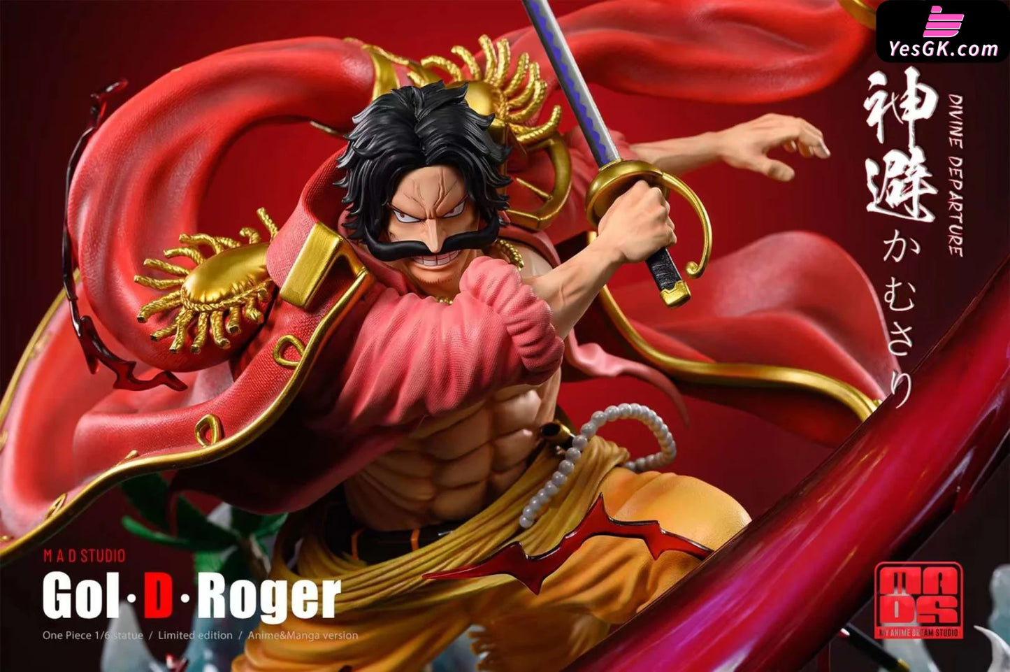 One Piece Roger-Kamusari Statue - Mad Studio [Pre-Order]