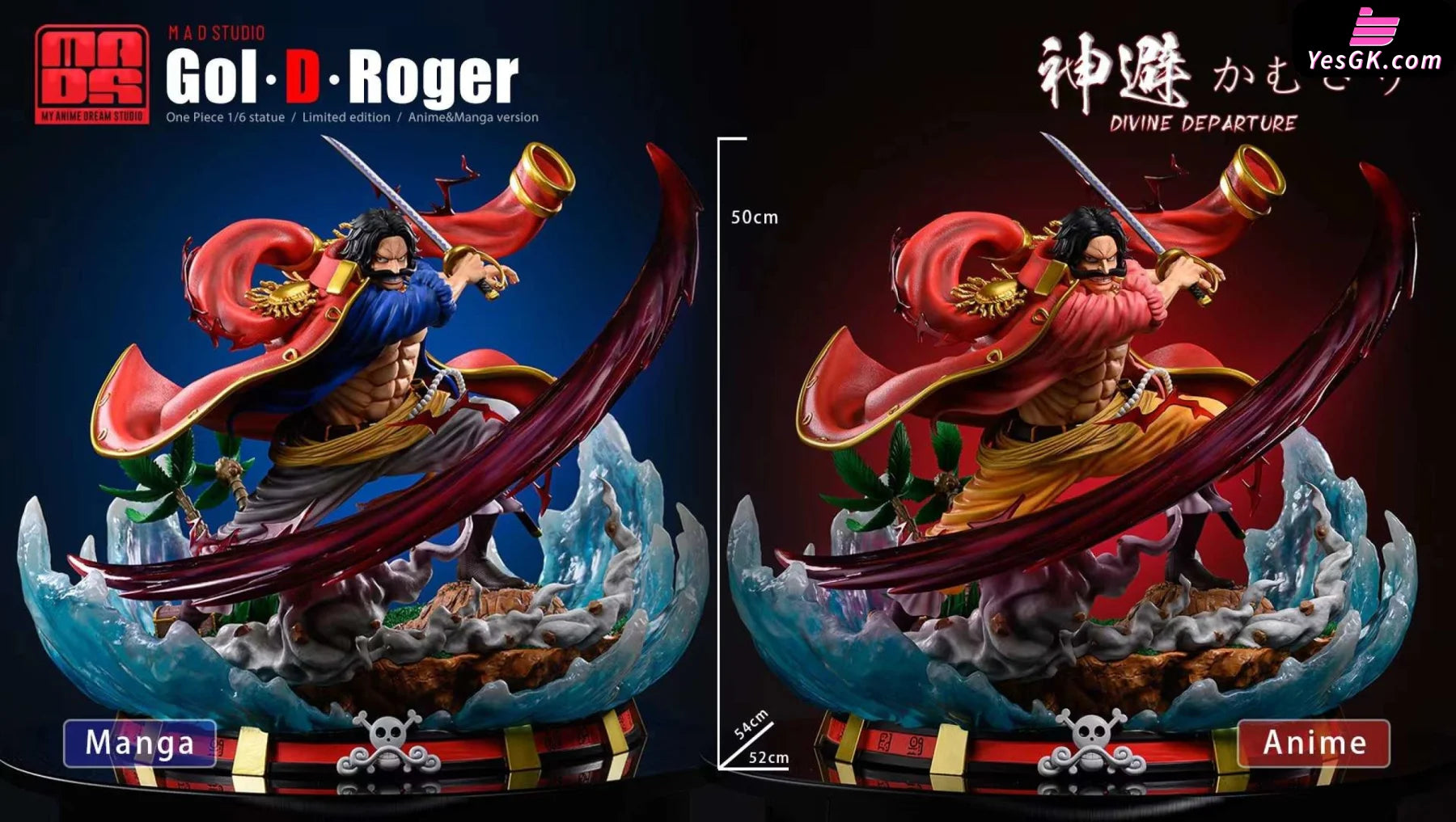 One Piece Roger-Kamusari Statue - Mad Studio [Pre-Order]