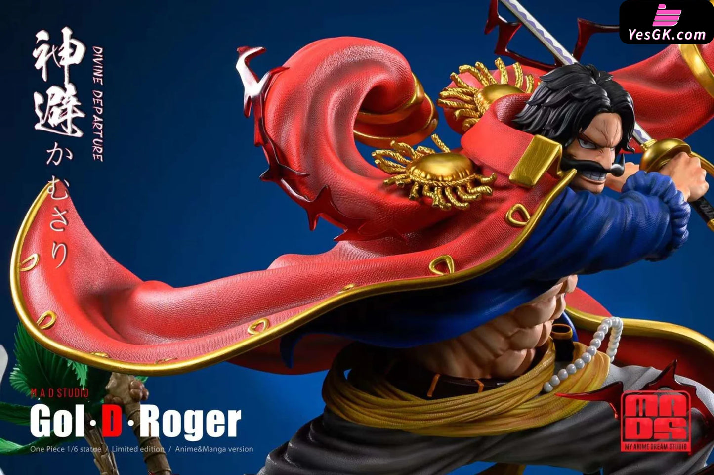 One Piece Roger-Kamusari Statue - Mad Studio [Pre-Order]