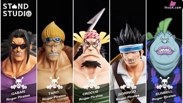 One Piece Roger Pirates Crocus & Doringo POP GK Statue - Stand Studio [In-Stock] - Full Payment - One Piece