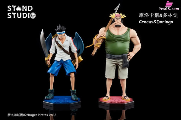 One Piece Roger Pirates Crocus & Doringo POP GK Statue - Stand Studio [In-Stock] - Full Payment - One Piece
