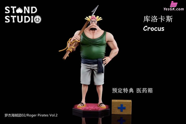 One Piece Roger Pirates Crocus & Doringo POP GK Statue - Stand Studio [In-Stock] - Full Payment - One Piece