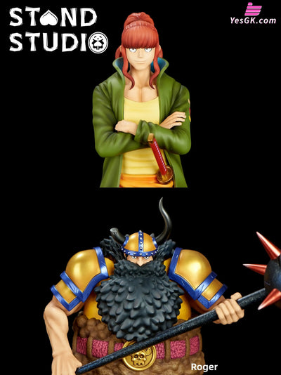 One Piece Roger Pirates #9 Spencer & Millet Pine GK Statue - Stand Studio [In-Stock] - Full Payment - One Piece