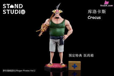 One Piece Roger Pirates Crocus & Doringo POP GK Statue - Stand Studio [In-Stock] - Full Payment - One Piece