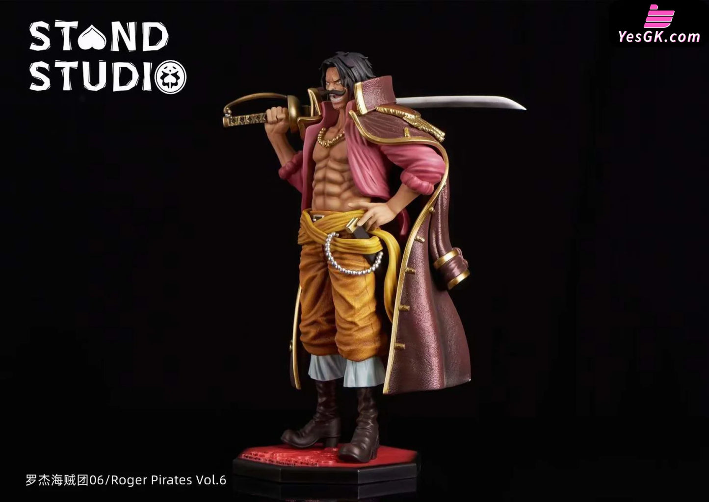 One Piece Roger Pirates Vol.6 Gol D. Statue - Stand Studio [Pre-Order]