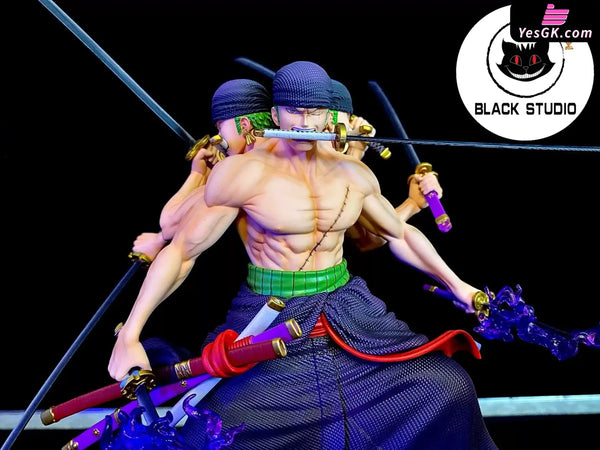 One Piece Roronoa Zoro Asura GK Statue - Black Studio [In-Stock] - One Piece
