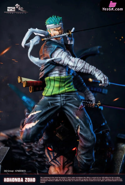 One Piece Roronoa Zoro GK Statue - Yun Qi Studio [In-Stock] - Full Payment - One Piece