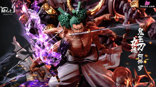 One Piece Roronoa Zoro Kyutoryu Ashura Resin Statue - Mr.j Studio [In Stock]