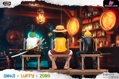 One Piece Roronoa Zoro & Monkey D. Luffy Sanji Resin Statue - Left Right Studio [Pre-Order]