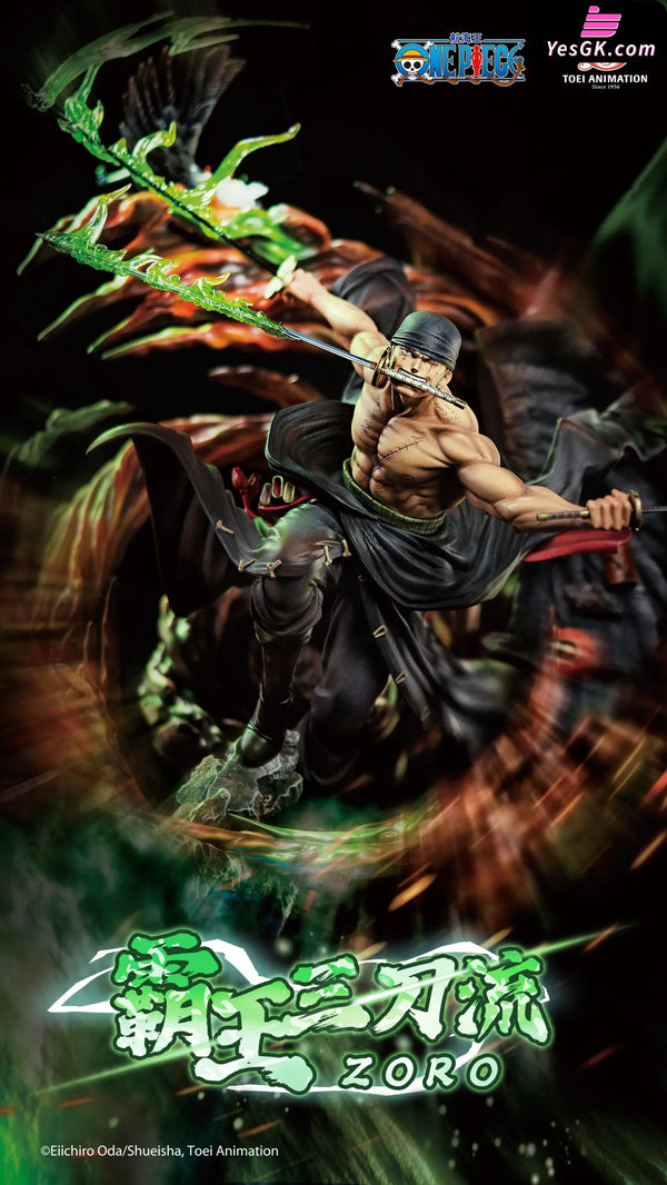 One Piece Roronoa Zoro Overlord Three Sword Style Licensed Statue - Toei Animation & Light Year Studio [In-Stock]