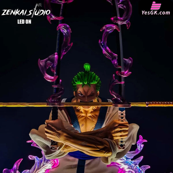 One Piece Roronoa Zoro Santoryu Statue - Zenkai Studio [Pre-Order]