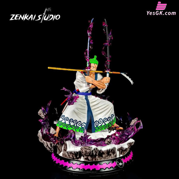 One Piece Roronoa Zoro Santoryu Statue - Zenkai Studio [Pre-Order]
