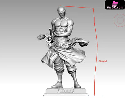 One Piece Roronoa Zoro Series #1 Battōjutsu Gk Statue - Jinshan Studio & Zoro [Pre-Order]