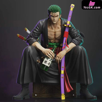 One Piece Roronoa Zoro Series #2 Sitting Statue - Dod & Zoro Studio [Pre-Order]