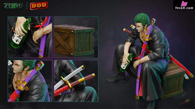 One Piece Roronoa Zoro Series #2 Sitting Statue - Dod & Zoro Studio [Pre-Order]