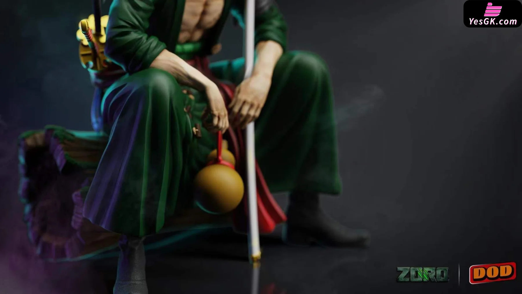 One Piece Roronoa Zoro Series #2 Sitting Statue - Dod & Zoro Studio [Pre-Order]