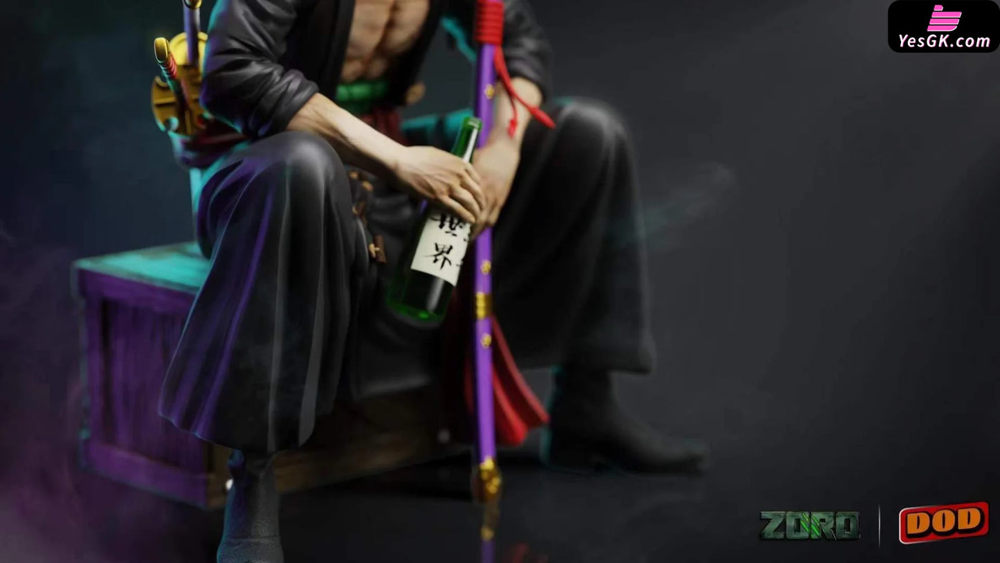 One Piece Roronoa Zoro Series #2 Sitting Statue - Dod & Zoro Studio [Pre-Order]