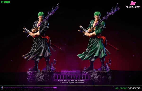 One Piece Roronoa Zoro Statue - Ny Studio [Pre-Order] Deposit / Black Version