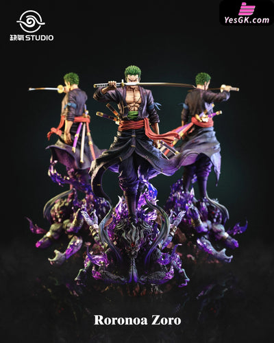 One Piece Roronoa Zoro Statue - Queyang Studio [Pre-Order] Deposit / 1/6 Scale Purple