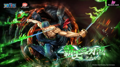 One Piece Roronoa Zoro Three Sword Style Licensed Statue - Toei Animation & Light Year Studio [In-Stock] - Full Payment