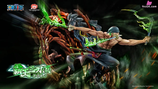 One Piece Roronoa Zoro Three Sword Style Licensed Statue - Toei Animation & Light Year Studio [In-Stock] - Full Payment