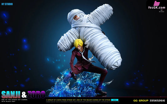 One Piece Sanji Carrying Roronoa Zoro Resin Statue - Ny Studio [Pre-Order] Deposit / Red Clothes