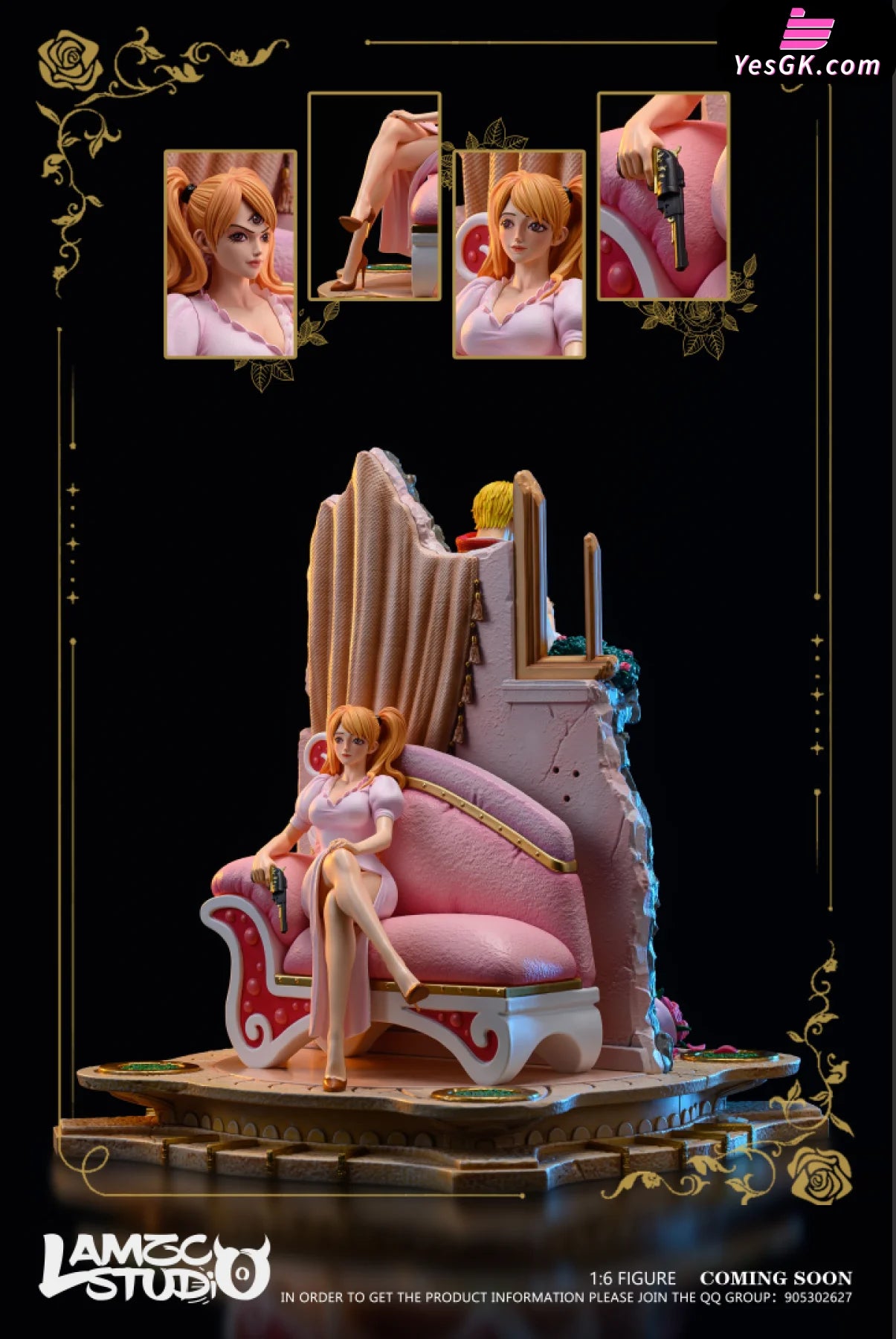 One Piece Sanji & Charlotte Pudding Resin Statue - Lamzc Studio [Pre-Order]