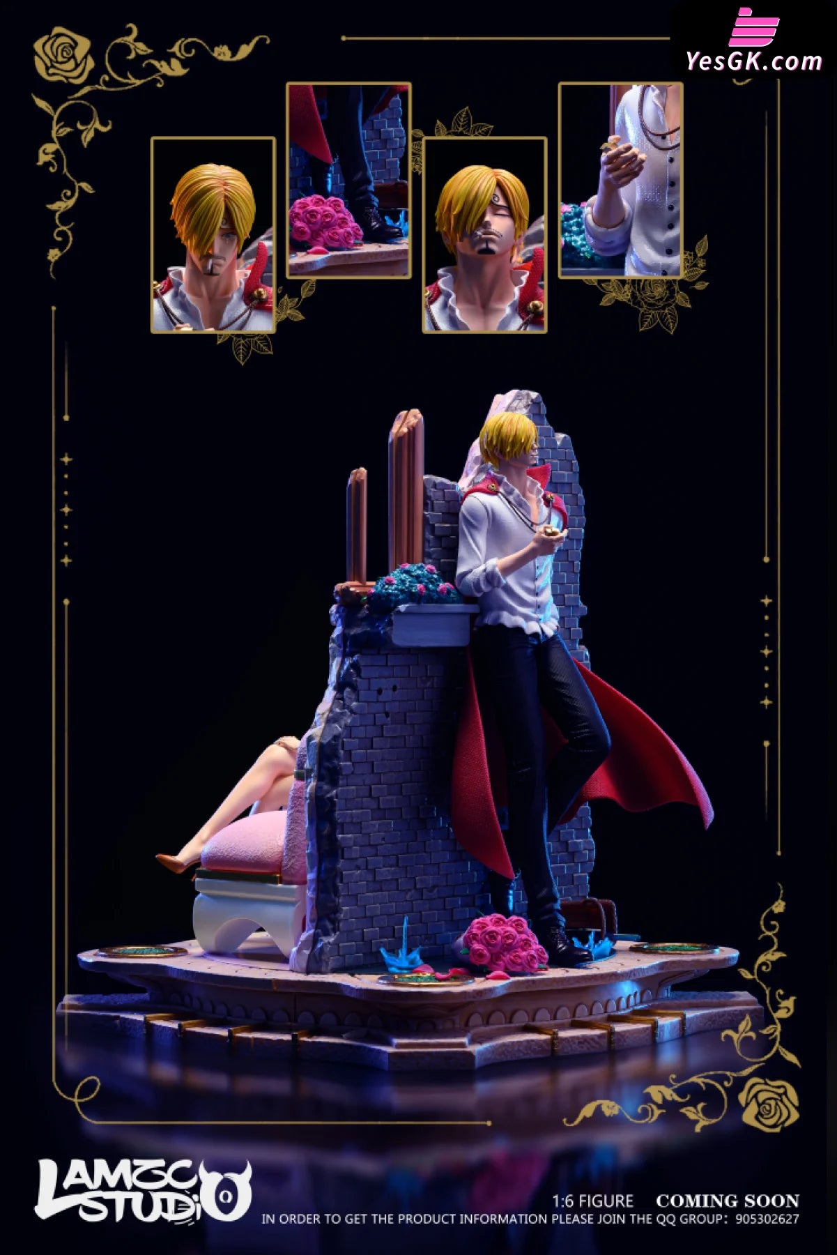 One Piece Sanji & Charlotte Pudding Resin Statue - Lamzc Studio [Pre-Order]