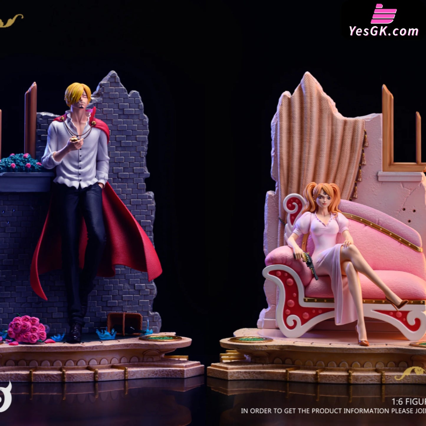 One Piece Sanji & Charlotte Pudding Resin Statue - Lamzc Studio [Pre-Order]