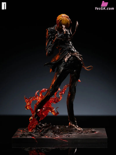 One Piece Sanji GK Statue - Iron Curtain Studio [In-Stock] - Full Payment / Black - One Piece