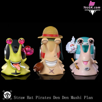 One Piece Sanji Luffy & Nami & Transponder Snail GK Statue - Diamond Studio [In-Stock] One Piece