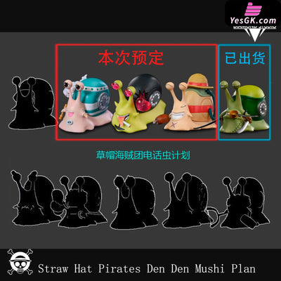 One Piece Sanji Luffy & Nami & Transponder Snail GK Statue - Diamond Studio [In-Stock] One Piece