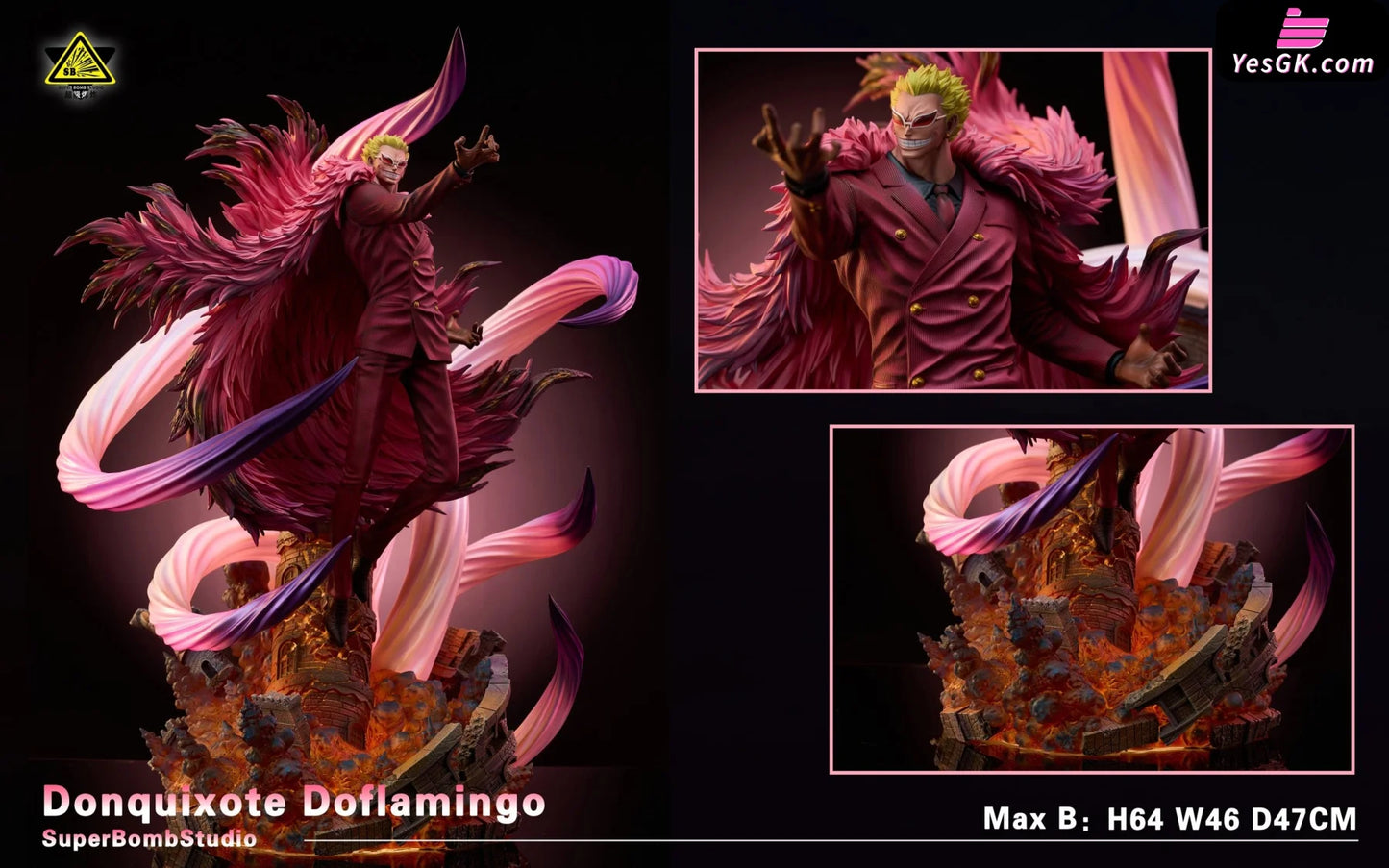 One Piece Sbs 3Rd Anniversary Donquixote Doflamingo Statue - Super Bomb Studio [Pre-Order]