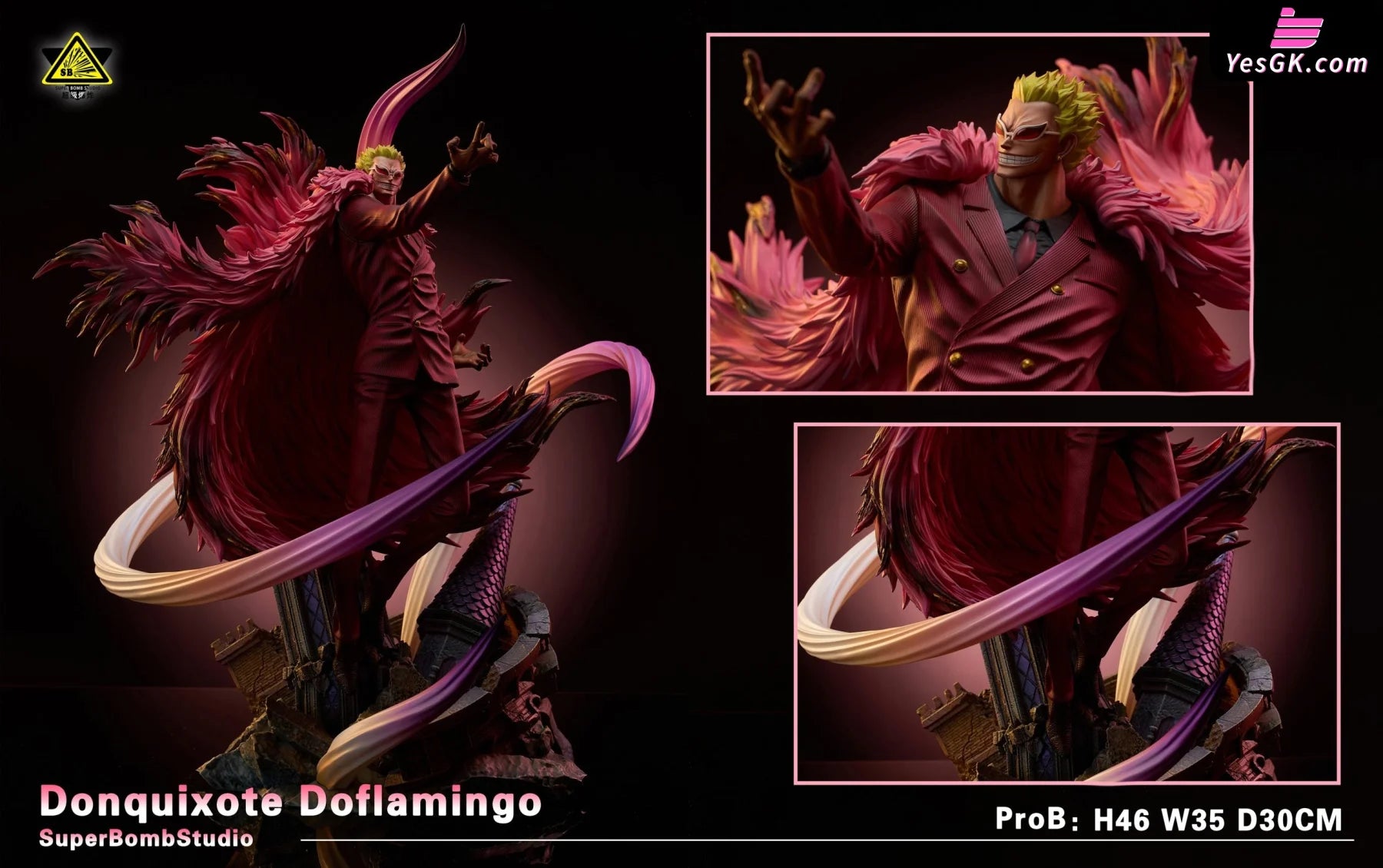 One Piece Sbs 3Rd Anniversary Donquixote Doflamingo Statue - Super Bomb Studio [Pre-Order] Deposit