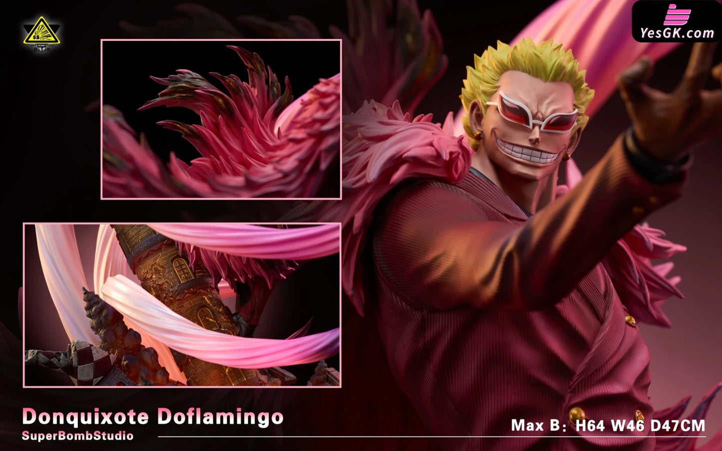 One Piece Sbs 3Rd Anniversary Donquixote Doflamingo Statue - Super Bomb Studio [Pre-Order] Full