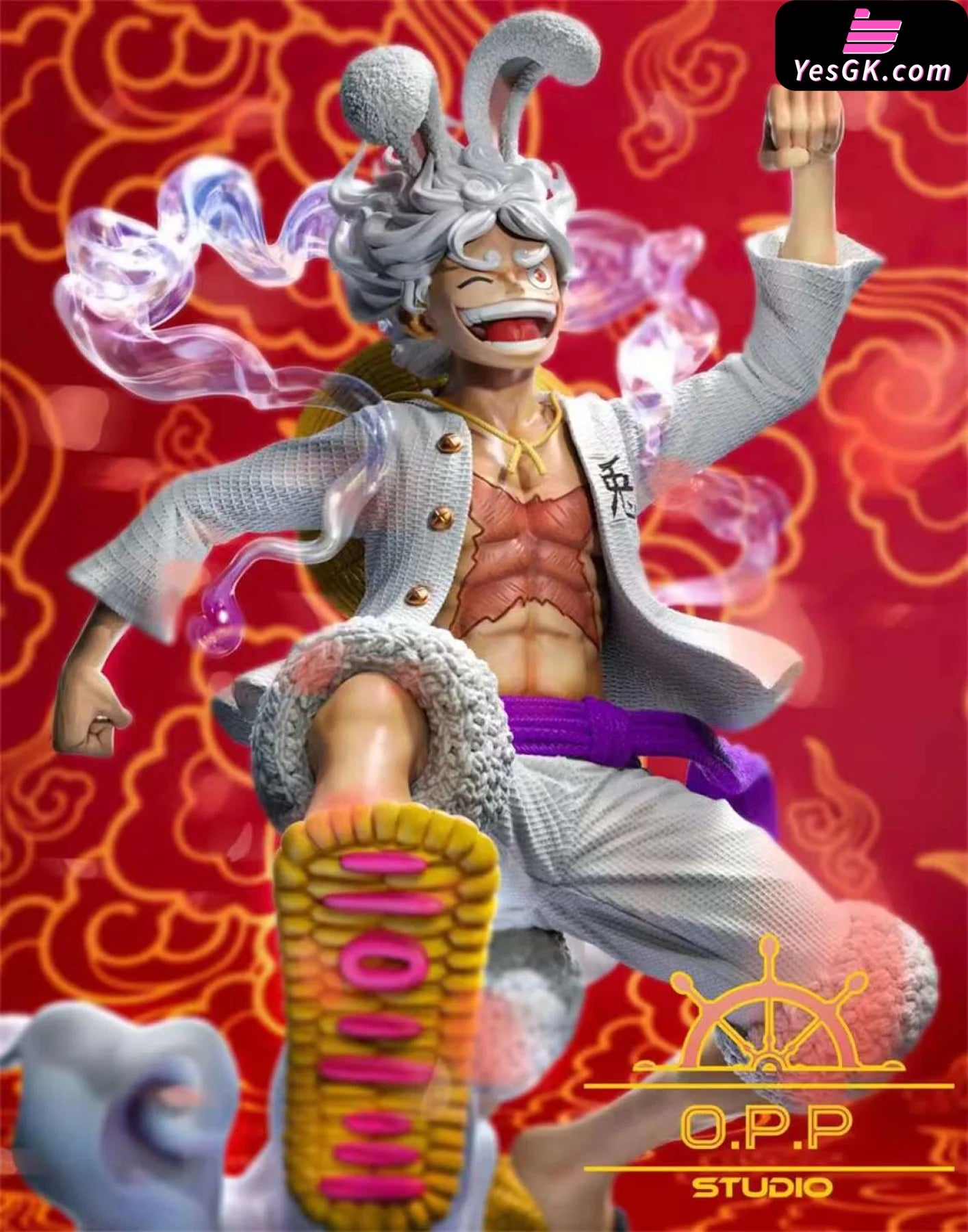 One Piece Scene #4 - Nika Luffy Resin Statue - OPP Studio [Pre-Order]