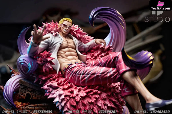 One Piece Seated Oka Shichibukai #7 Donquixote Doflamingo Statue - Bt Studio [Pre-Order]