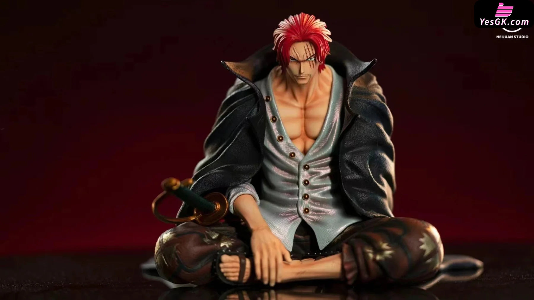 One Piece Seated Shanks Resin Statue - Neijuan Studio [Pre-Order]