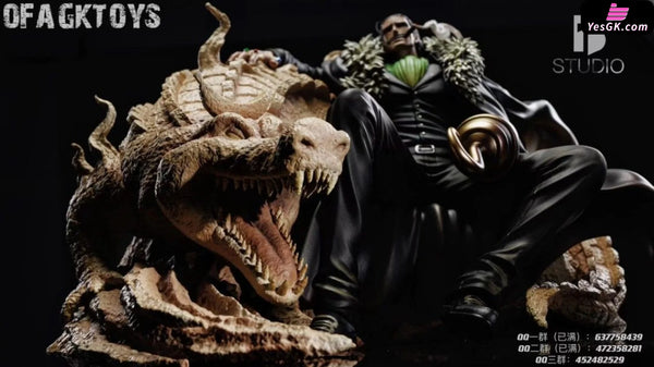 One Piece Seated Shichibukai #1 Sir Crocodile GK Statue - BT studio [In-Stock] - One Piece