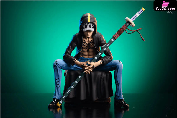 One Piece Seated Trafalgar D. Water Law Resin Statue - Brain-Hole Studio [Pre-Order]