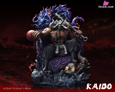 One Piece Seated Yonko No. 1 Kaido Of The Beasts Resin Statue - Wake Studio [Pre-Order]
