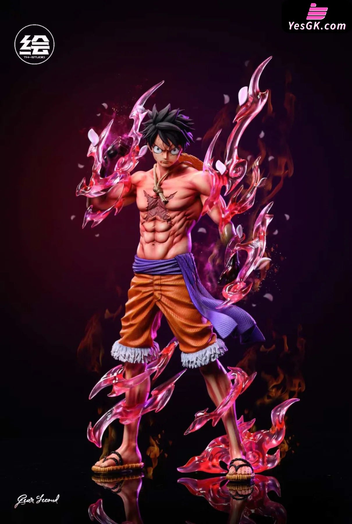 One Piece Second Gear Monkey D. Luffy Resin Statue - T-H Studio [Pre-Order]