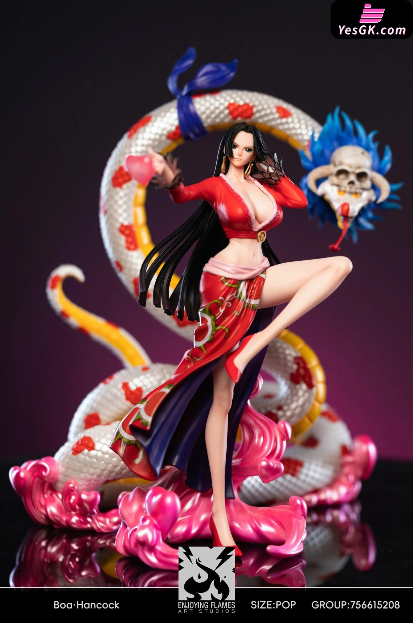 One Piece Series First Bullet Boa Hancock Resin Statue - Enjoying Flames Studio [Pre-Order] Deposit