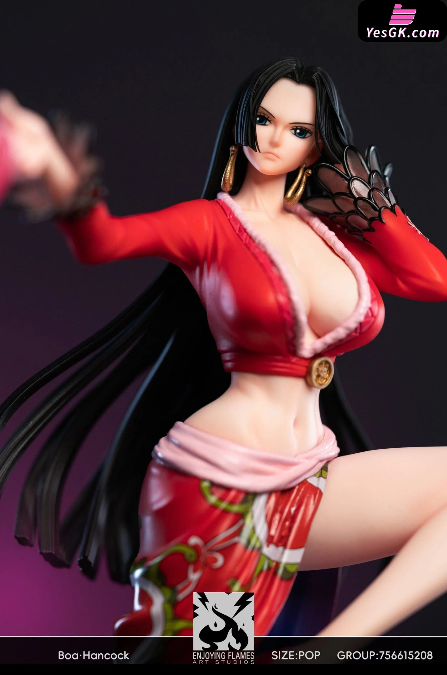 One Piece Series First Bullet Boa Hancock Resin Statue - Enjoying Flames Studio [Pre-Order] Full