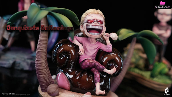 One Piece Seven Warlords of the Sea Childhood Series #3 Doflamingo & Crocodile & Mihawk GK Statue - DX Studio