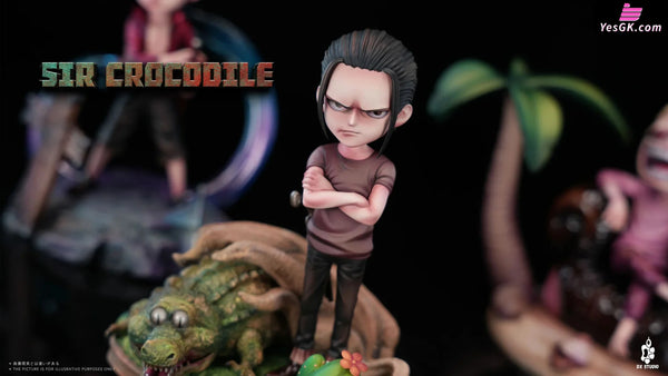 One Piece Seven Warlords of the Sea Childhood Series #3 Doflamingo & Crocodile & Mihawk GK Statue - DX Studio