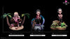 One Piece Seven Warlords of the Sea Childhood Series #3 Doflamingo & Crocodile & Mihawk GK Statue - DX Studio