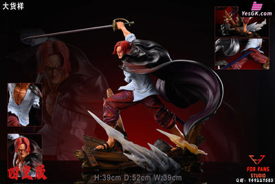 One Piece Shanks Resin Statue - For Fans Studio [Pre - Order] Deposit / Four Emperors Version