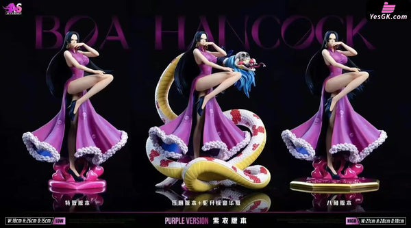One Piece Shichibukai Boa Hancock GK Statue - AS Studio [In-Stock] - Full Payment / Purple Color / Octagonal Base - One