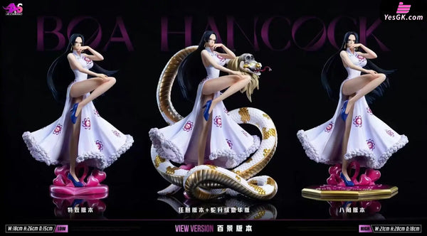 One Piece Shichibukai Boa Hancock GK Statue - AS Studio [In-Stock] - Full Payment / White Color / Octagonal Base - One